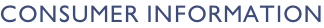 Consumer Information